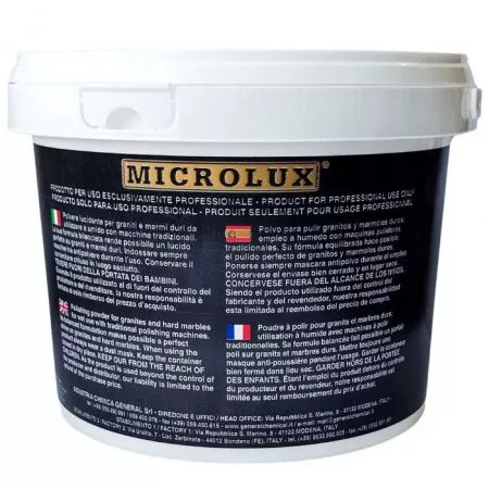 Порошок полировальный по граниту и мрамору MICROLUX 1 кг, белый